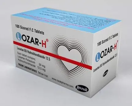 تصویر LOZAR-H 50/12.5 mg Tablet
